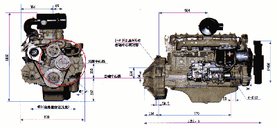 EQ6102D diesel engine