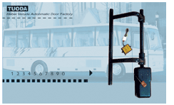 pneumatic swing-out door mechanism