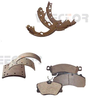 Brake pad, brake shoe, brake lining