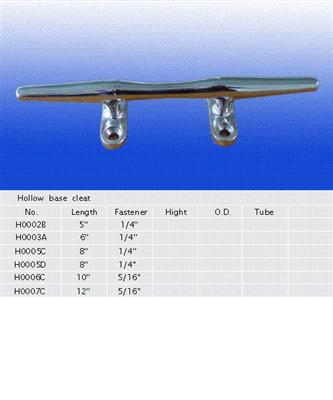 Hollow base cleat