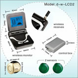 dy-w-LCD4 Wireless Parking Sensor System with LCD Display