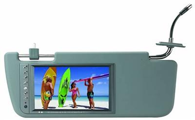 Sun visor TFT-LCD Color TV