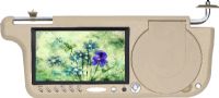 Sunvisor car monitor with DVD player