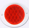 Plastic Oval Stick-on & Screw-on Reflectors