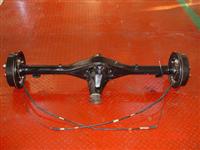 rear axle with brake