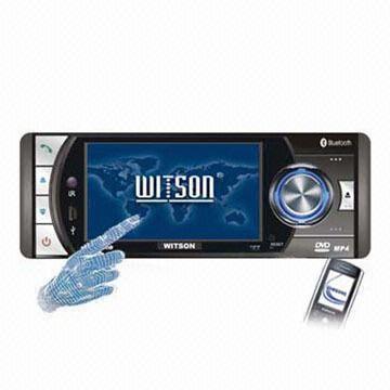 4-inch Fully Motorized Touch Screen In-dash Tft Lcd Monitor with Dvd/ Divx Withusb with Bluetooth