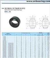 Spherical Plain Radial Bearings