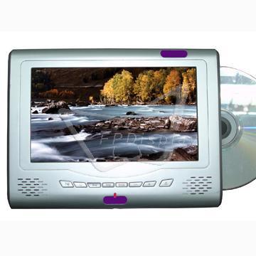 Portable 7 Inch Desktop Car Dvd