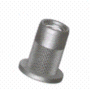 Flat Head Ribbed Rivet Nut