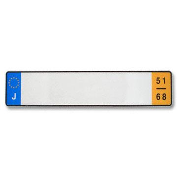 License Plate (LPE007)