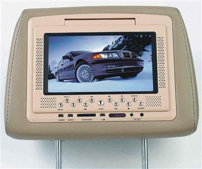 7 Inch Head Rest Monitor Wiht DVD Game