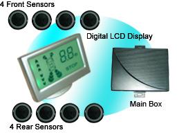 Lcd Display Parking Sensor