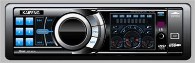 KF-9230  Car Dvd With Aux In +Mp3+Mp 4+ USB+SD