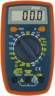 Digital Multimeter DT33C WHDZ