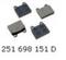 Brake Pad For VW