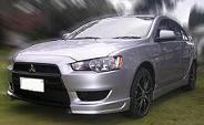 (PU)Mitsubishi-08-Lancer GTS-front Lips(2pcs)