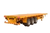 Three-Axle Flatbed Semi Trailer