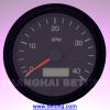 Tachometer Galvanized White Case Of Standard 3-3/ 8