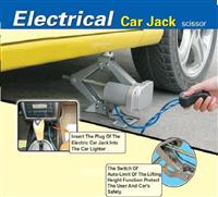 Electric Car Jack To Change The Wheel