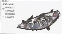 Peugeot 206/307 Head Lamp