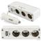 3 Way Car Socket Splitter Charger Adapter With USB Port