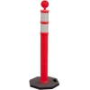 Plastic post and rubber Warning Bollard S-14266/S-14268