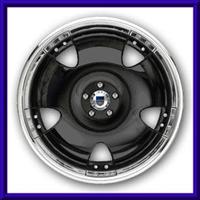 Asanti Wheels AF 111 20 inch Black Offset FWD - Wheels Only