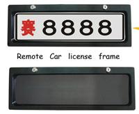 Remote Car License Frame