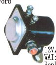 Wai: 66-200 Solenoid Switch