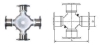 Fig E (Universal Joint With 4 Welded Plate Bearings)