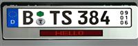 Car Licence Plate Frame