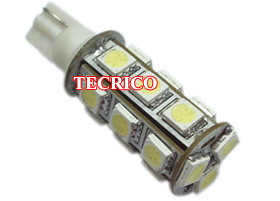 Tecrico 12V Waterproof Ultra Bright LED Auto Bulb 921/T5/T10/T15/T20/T25/ba9s/BA15S/ BAY15D/