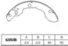 Brake Shoe(6350B)