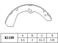 Brake Shoe(K1159)