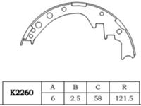 Brake Shoe(K2260)