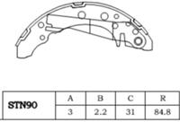 Brake Shoe(STN90)