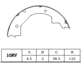 Brake Shoe(10RV)