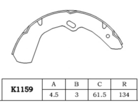 Brake Shoe(K1159)