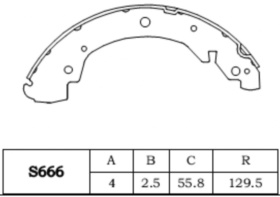 Brake Shoe(S666)