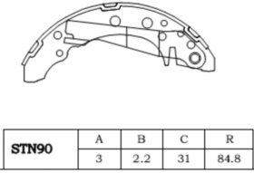 Brake Shoe(STN90)