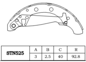 Brake Shoe(STN525)