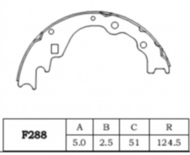 Brake Shoe(F288)