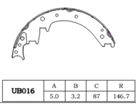 Brake Shoe(UB016)