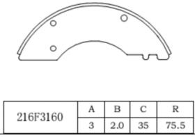 Brake Shoe(216F3160)