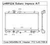 SUBARU IMPREZA  Radiator-LHRP324