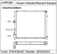 RENAULT KANGOO  Radiator-LHRP  2697700304932