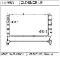 OLDSMOBILE ALERO    Radiator  52477426