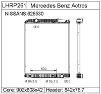 9425001003 Mercedes Benz Actros Radiator