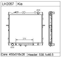 Radiator for Kia Sportage