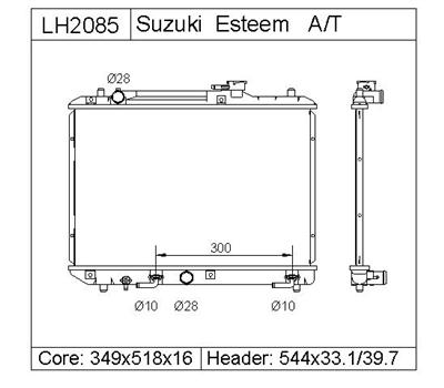 SUZUKI ESTEEM  Radiator-LH2085  1770060G10